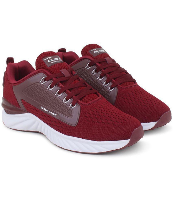 Columbus - AGRO-Sport shoe Maroon Men's Sports Running Shoes - None