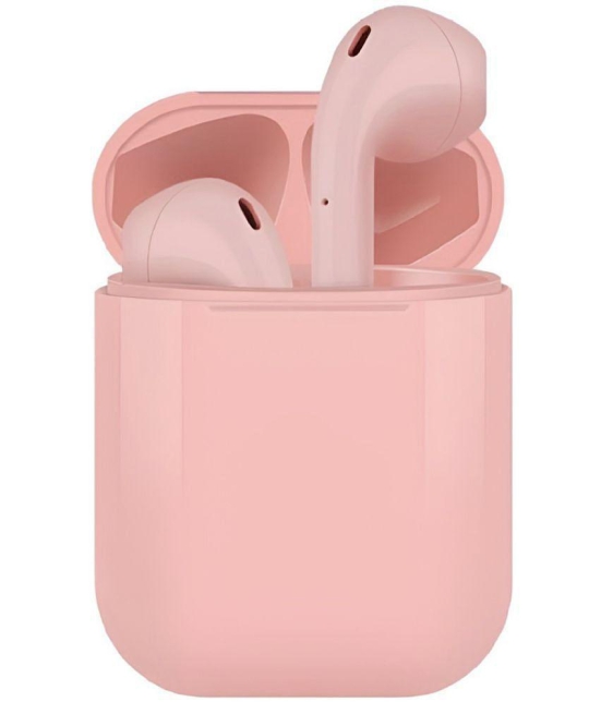 Neo I12 Bluetooth True Wireless (TWS) On Ear 2 Hours Playback Active Noise cancellation IPX4(Splash & Sweat Proof) Pink