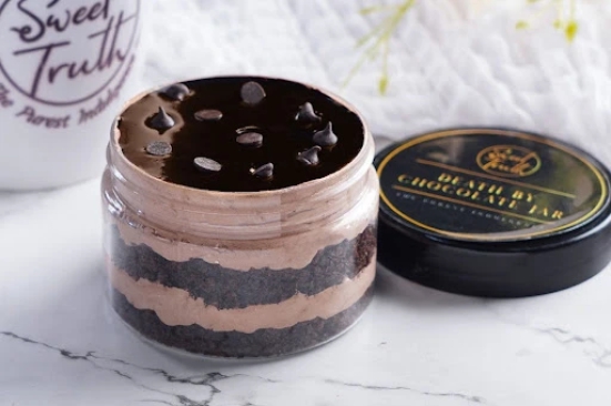 Death By Chocolate Cake Jar