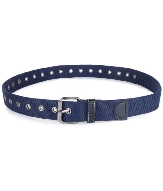 Zacharias - Blue Canvas Mens Casual Belt ( Pack of 1 ) - None