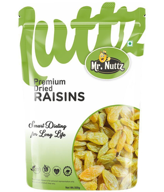 Mr.Nuttz Indian Raisins Premium Quality Dried Kishmish 500g