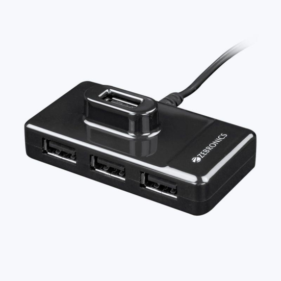 ZEBRONICS Zeb-100HB 4 Ports USB Hub for Laptop, PC Computers