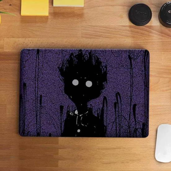 Black Guy with White Eyes Laptop Skin-17 Inch