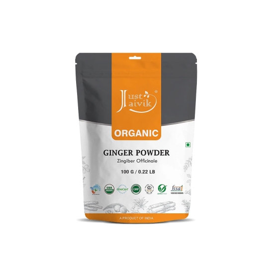 Just Jaivik Organic Ginger Powder-Just Jaivik Organic Ginger Powder