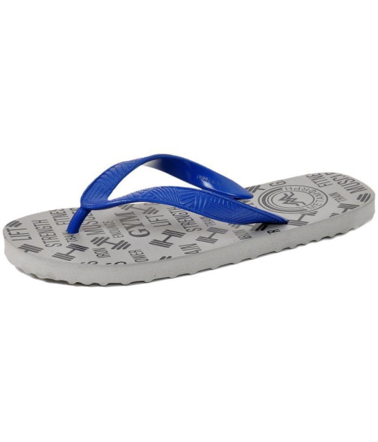 METAMORPH Gray Flip Flops - None