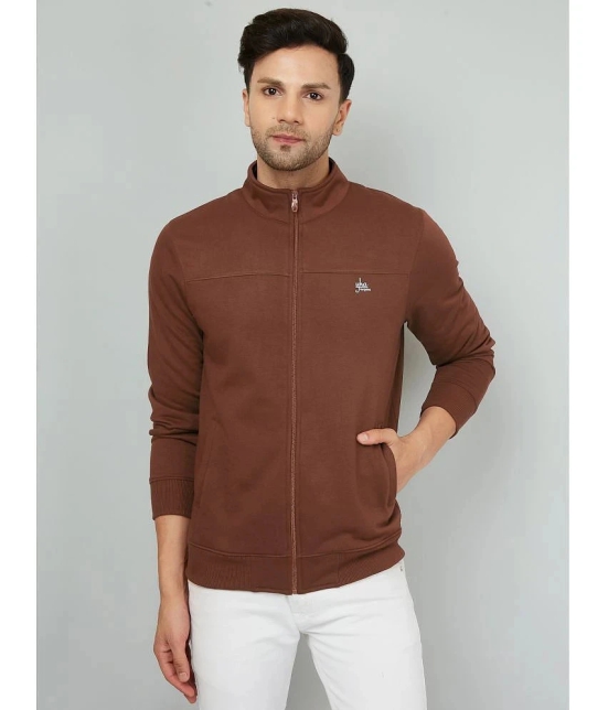 YHA Fleece Mens Casual Jacket - Brown ( Pack of 1 ) - None