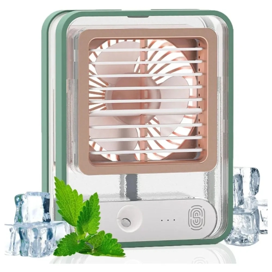 Small Personal Desk Fan with Mist Spray