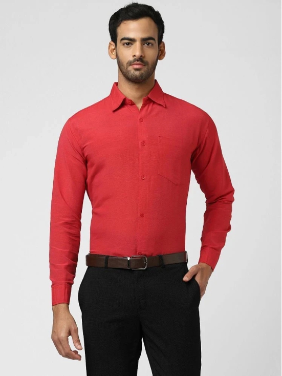 DESHBANDHU DBK - Red Cotton Regular Fit Mens Casual Shirt (Pack of 1 ) - None