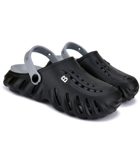 Bersache - Black Mens Clogs - None