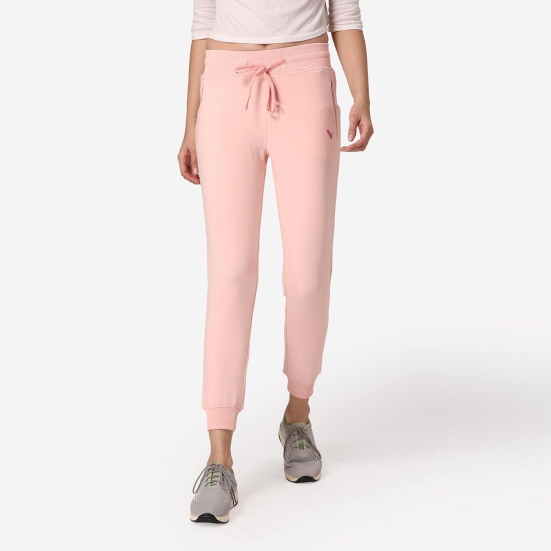 Women Plain Jogger-pants For Women - Pink Pink L