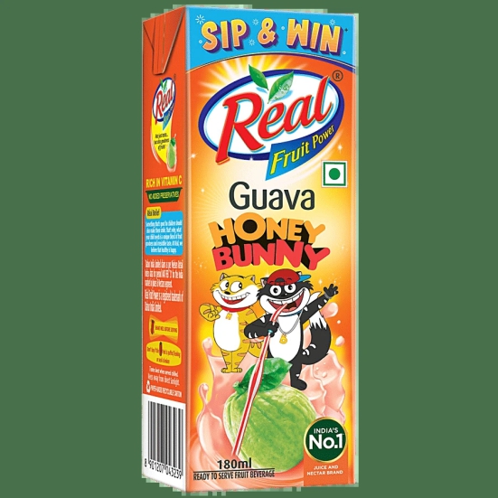 Real Guava Fruit Power Juice, 180 Ml