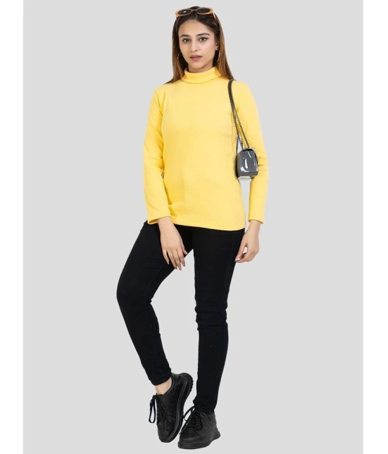 YHA Cotton Blend Yellow Pullovers - Single - None