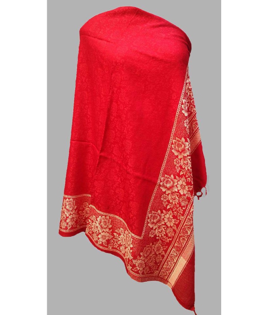 Soul Essence Red Kani Shawl - Single - Red