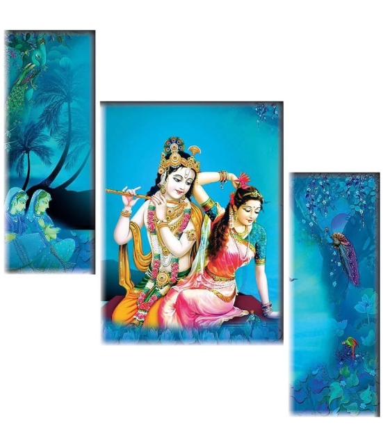 Saf Radha krishna modern art MDF Painting Without Frame