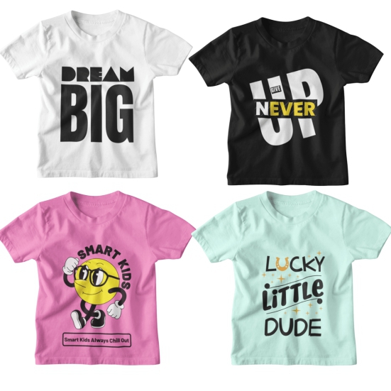 KID'S TRENDS® Kids Clothing Pack of 4 – Unleash Fashionable Adventures for Boys, Girls, and Unisex Delight!