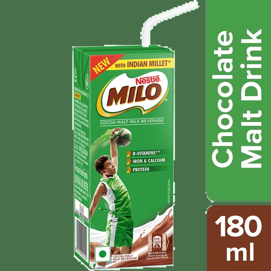 Nestle Milo Cocoa-Malt Milk Beverage, 180 ml