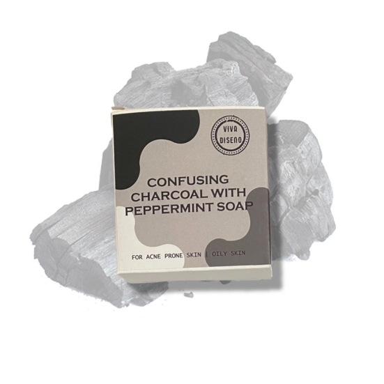 Confusing Charcoal with Peppermint Soap-Pack of 1