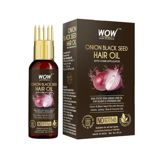 Wow Skin Science Onion Black Seed Hair Oil 50ml