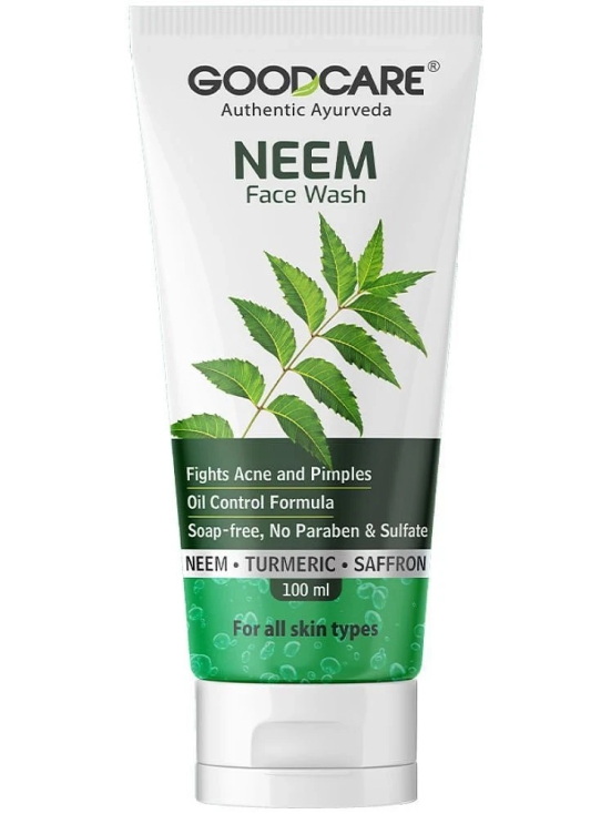 Goodcare Neem Facewash with neem, turmeric & saffron I Fights acne & pimples -100ml