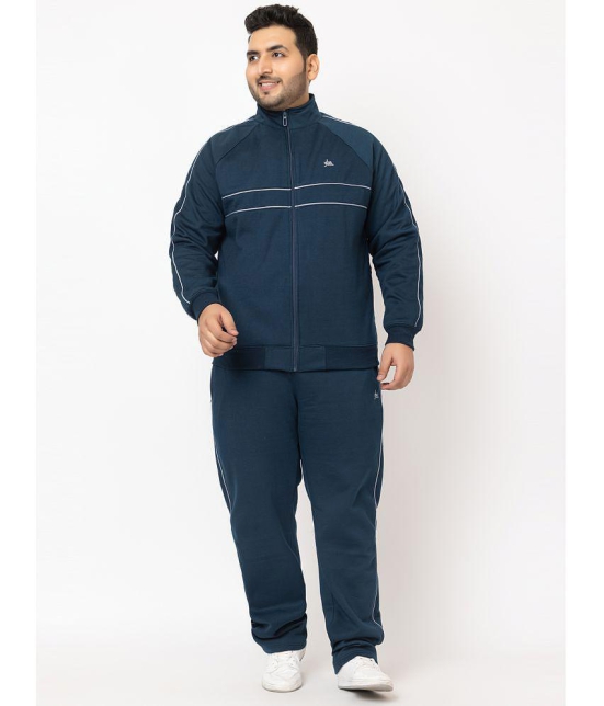 YHA - Light Blue Fleece Regular Fit Mens Tracksuit ( Pack of 1 ) - None