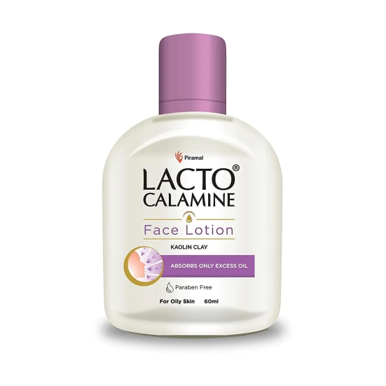 Lacto Calamine Daily Face Lotion Enriched with Kaolin and Aloe Vera Extracts | Face Moisturizer For Oily Skin (60ml/120ml) 120ml