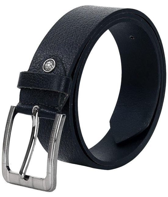 Leather World - Black 100% Leather Men's Formal Belt ( Pack of 1 ) - None