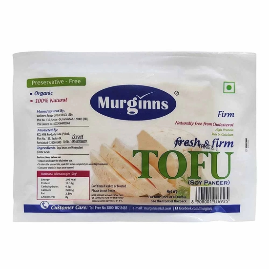 Murginns Butter Murginns Plain Tofu, 200 Gm