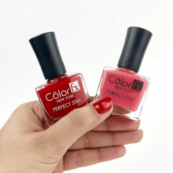 Color Fx Valentine love Duo Perfect Stay Nail Enamel Pack of 2