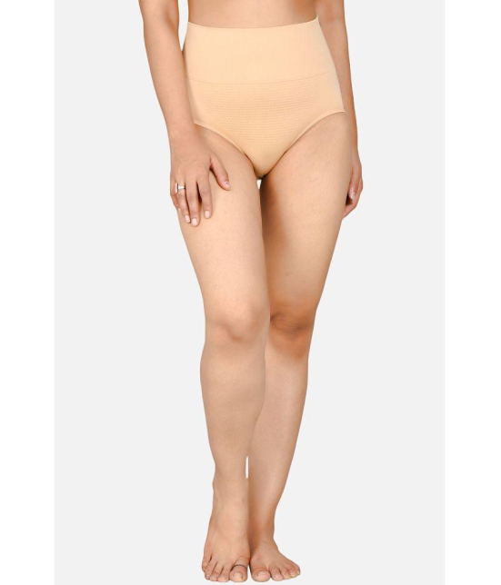 SELETA - Beige Shapewear Cotton Women's Tummy Tucker ( Pack of 1 ) - None