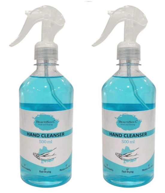 Beautisoul Lemon Hand Cleanser Trigger Sanitizers 1000 mL Pack of 2