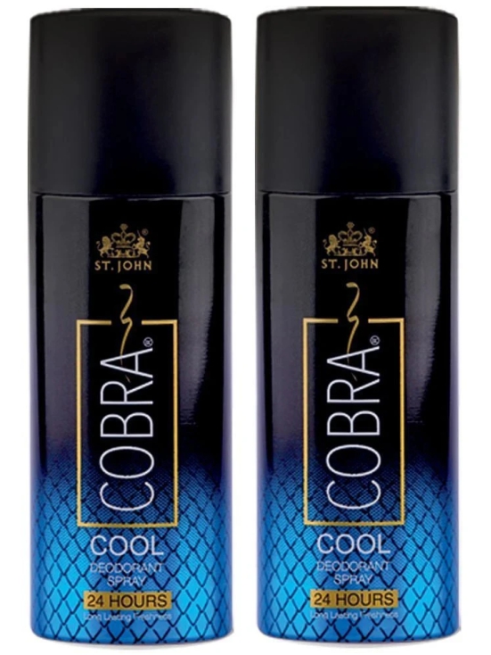 St. John Cobra Cool Long Lasting Deodorant Spray for Men 50 ml ( Pack of 2 )