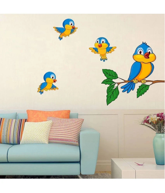 Decor Villa Birds Branches Vinyl Wall Stickers