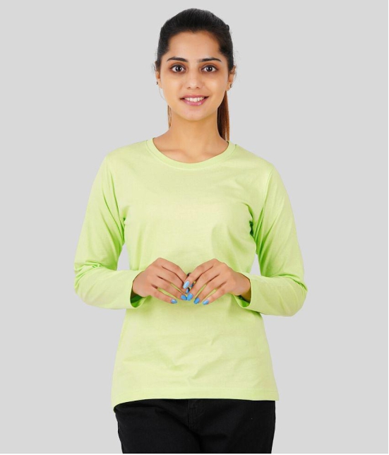 ferocious - Mint Green Cotton Regular Fit Women's T-Shirt ( Pack of 1 ) - None