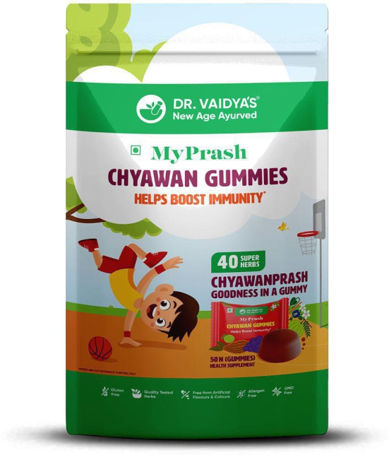 Dr. Vaidya's MyPrash Chyawan Gummies for boosting immunity,75 gummies