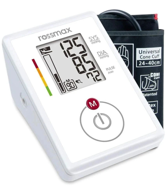 Rossmax CH155 Digital Blood Pressure Monitor BP Machine Accurate, Easy-to-Use, (White)