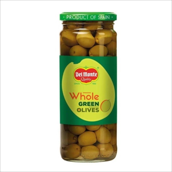 DELMONTE GREEN OLIVES 450 G