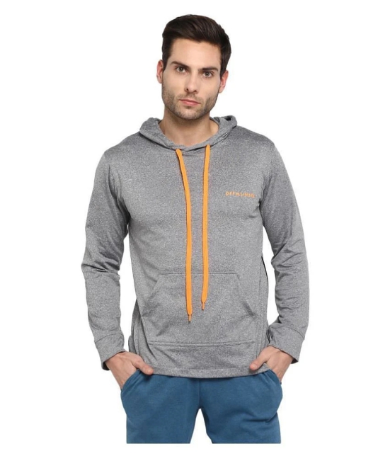 OFF LIMITS Grey Polyester Fleece Sweatshirt - XL