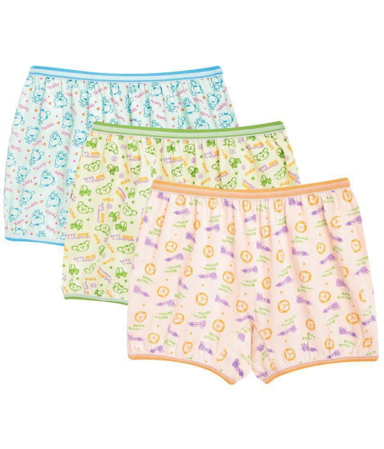 Bodycare - Multi Cotton Girls Bloomers ( Pack of 3 ) - None