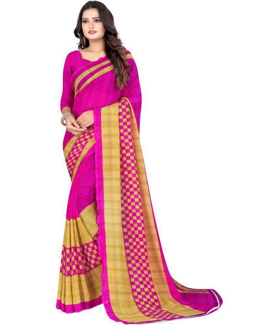 LEELAVATI - Multicolor Georgette Saree With Blouse Piece ( Pack of 1 ) - Multicolor