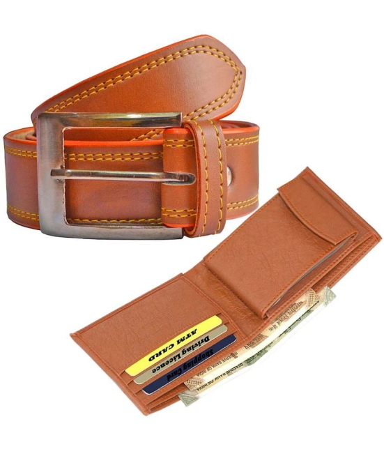 Loopa - PU Mens Belts Wallets Set ( Pack of 1 ) - None