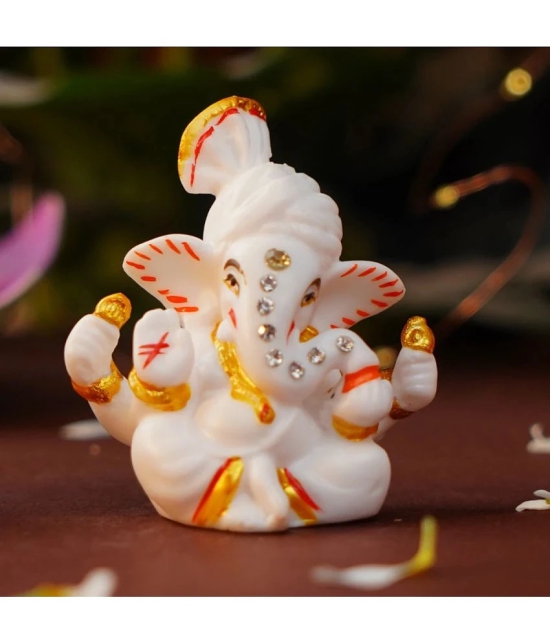 ServDharm Resin Lord Ganesha Idol ( 6.5 cm )