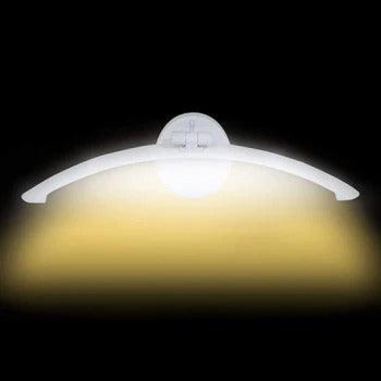 HDC 6W Curve Shape LED Mirror Picture Wall Light, Bathroom Vanity Led Mirror Lamp Light (Warm White)