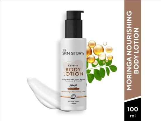 Moisturizing & Nourishing Keratin Body Lotion, UV Protect, Argan Oil, All Skin Types (100 ML)