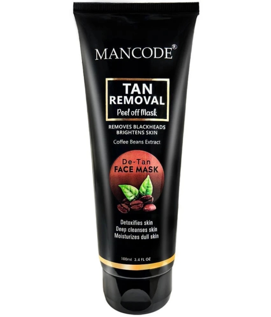 Mancode - Tan Removal Peel Off Mask For All Skin Type ( Pack of 1 )