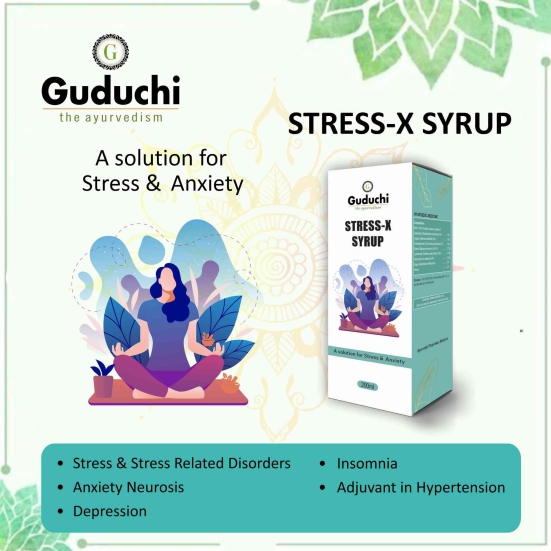 Stress-x syrup| Helps in stress & stress related disorders