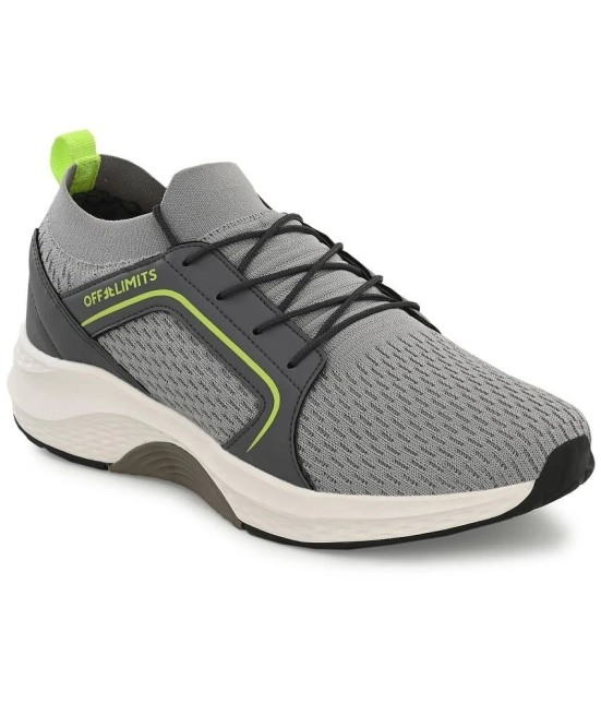 OFF LIMITS - REUBEN Gray Mens Sports Running Shoes - None