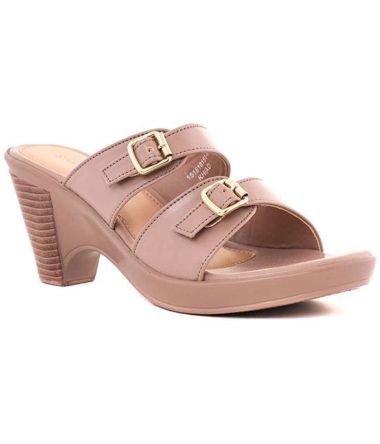 KHADIM - Pink Womens Slip On Heels - None