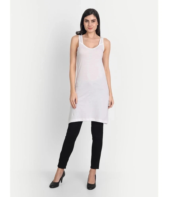 AIMLY Cotton Tanks - White Single - None