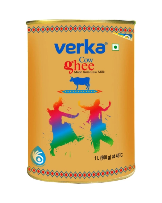 VERKA COW GHEE 1 LTR TIN