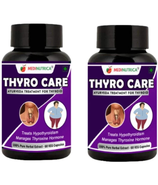 Medinutrica Thyro Care - Thyroid / Hormone Balance Capsule 60 gm Pack Of 2